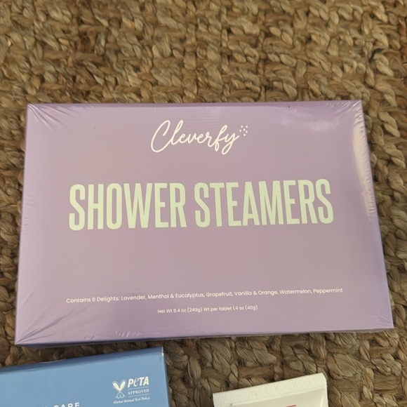 NWT BEAUTY BUNDLE FRE SKINCARE LAPCOS FACE MASKS SHOWER STEAMERS DEW CARE BUNDLE - Picture 7 of 13